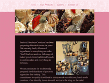 Tablet Screenshot of freshandfabulouscreations.com